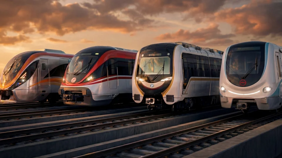 Metro Trains in East China